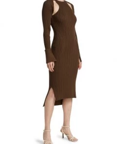 3.1 Phillip Lim Variegated Ribbed Midi Dress -See by Chloé And 3.1 Phillip Lim Sales unnamed file 1048