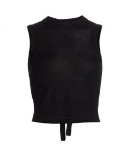 3.1 Phillip Lim Tie-Back Split Wool Shell Black
