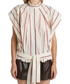 3.1 Phillip Lim Striped Stand Collar Top -See by Chloé And 3.1 Phillip Lim Sales unnamed file 1072
