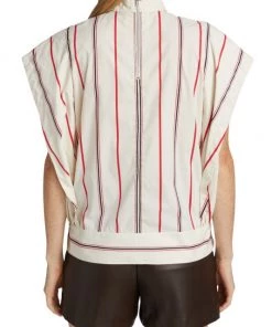 3.1 Phillip Lim Striped Stand Collar Top -See by Chloé And 3.1 Phillip Lim Sales unnamed file 1074