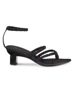 3.1 Phillip Lim Cruz Ruched Ankle-Strap Sandals Carnation