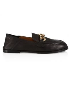 See By Chloé Mahe Chain Leather Loafers