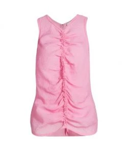 3.1 Phillip Lim Sleeveless Ruched Top