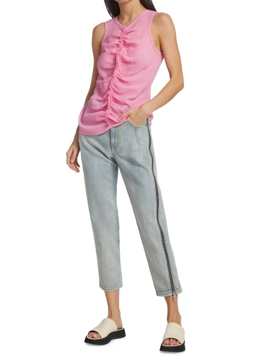 3.1 Phillip Lim Sleeveless Ruched Top 2 3.1 Phillip Lim Sleeveless Ruched Top - Image 2