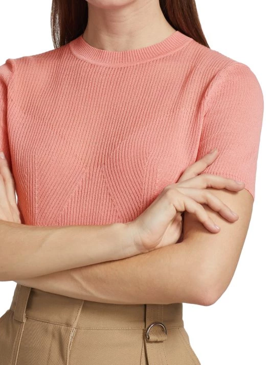 3.1 Phillip Lim Cotton-Blend Rib-Knit Sweater 6 3.1 Phillip Lim Cotton-Blend Rib-Knit Sweater - Image 6