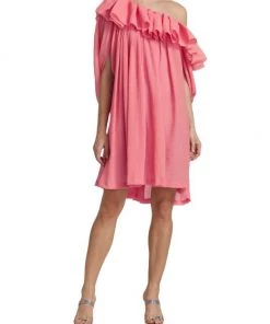3.1 Phillip Lim Ruffle Off-The-Shoulder Shift Dress -See by Chloé And 3.1 Phillip Lim Sales unnamed file 1140