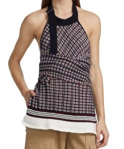 3.1 Phillip Lim Wool-Blend Wrap Halter Top -See by Chloé And 3.1 Phillip Lim Sales unnamed file 1183