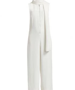3.1 Phillip Lim Sleeveless Scarf Jumpsuit