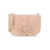 See By Chloé Hana Leather Saddle Bag Powder