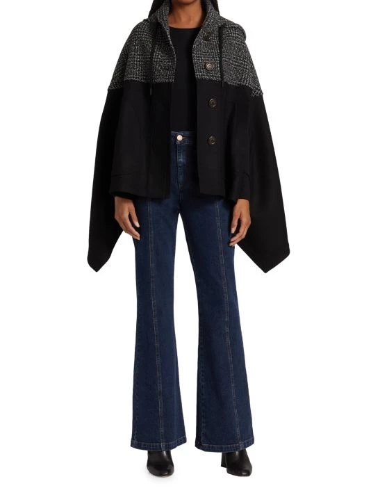 See By Chloé City Pieced Wool Cape 2 See By Chloé City Pieced Wool Cape - Image 2