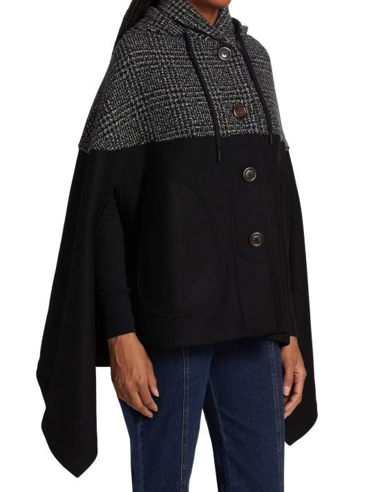 See By Chloé City Pieced Wool Cape 4 See By Chloé City Pieced Wool Cape - Image 4