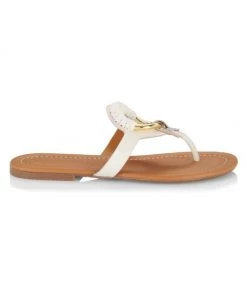 See By Chloé Hana Leather Thong Sandals