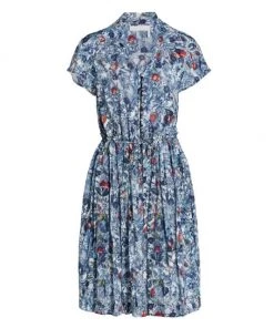 See By Chloé Printed Jersey Shirtdress