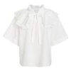 See By Chloé Ruffled Cotton Poplin Blouse