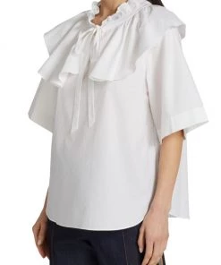See By Chloé Ruffled Cotton Poplin Blouse -See by Chloé And 3.1 Phillip Lim Sales unnamed file 240