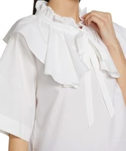 See By Chloé Ruffled Cotton Poplin Blouse -See by Chloé And 3.1 Phillip Lim Sales unnamed file 242