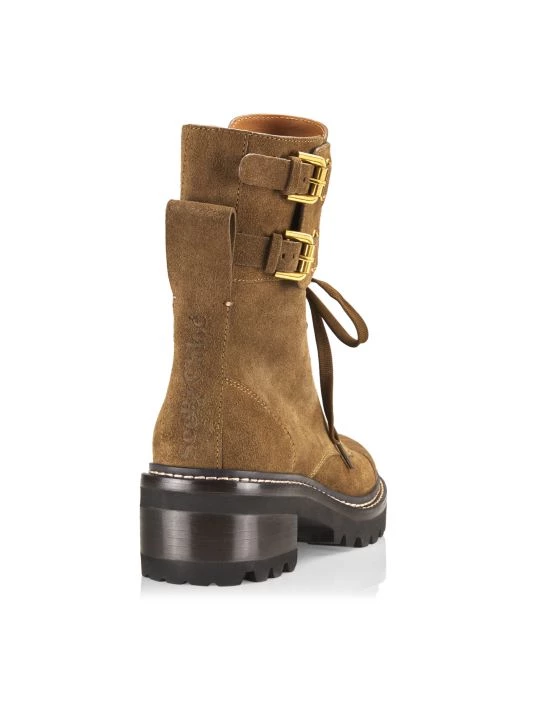 See By Chloé Mallory Suede Combat Boots 3 See By Chloé Mallory Suede Combat Boots - Image 3