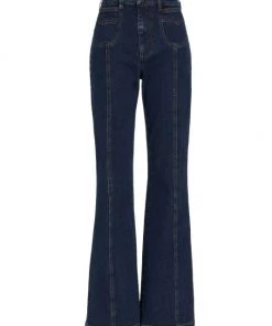 See By Chloé Iconic Emily Mid-Rise Stretch Flare Jeans