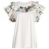 See By Chloé Ruffled Cotton Jersey Top
