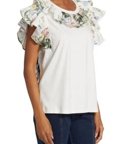 See By Chloé Ruffled Cotton Jersey Top -See by Chloé And 3.1 Phillip Lim Sales unnamed file 307