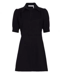 See By Chloé City Puff-Sleeve Minidress