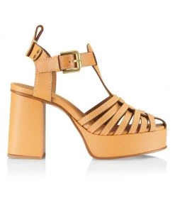 See By Chloé Cila Leather Platform Sandals