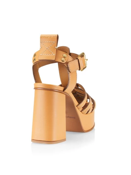 See By Chloé Cila Leather Platform Sandals 3 See By Chloé Cila Leather Platform Sandals - Image 3