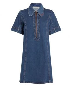 See By Chloé Carryover Stretch Denim Dress