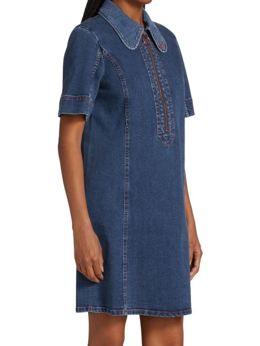 See By Chloé Carryover Stretch Denim Dress 4 See By Chloé Carryover Stretch Denim Dress - Image 4