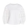 See By Chloé City Embellished Lace Tee