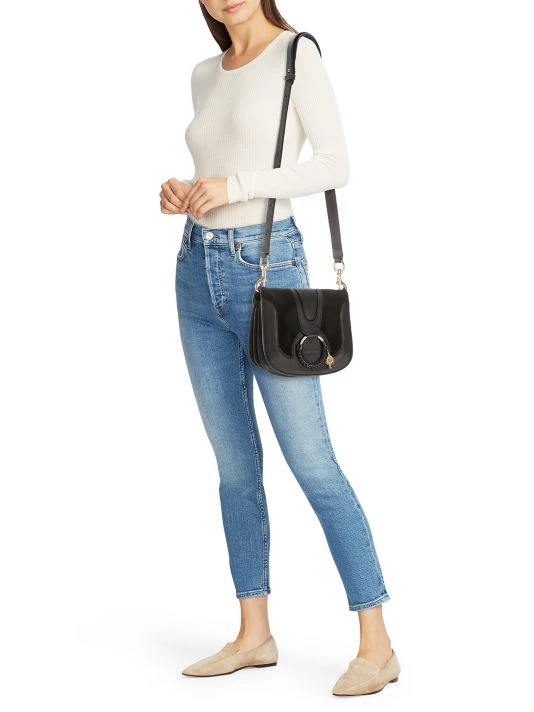 See By Chloé Small Hana Leather Crossbody Bag Sterling Blue 2 See By Chloé Small Hana Leather Crossbody Bag Sterling Blue - Image 2