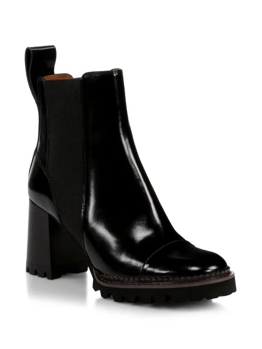 See By Chloé Mallory Lug-Sole Leather Chelsea Boots 2 See By Chloé Mallory Lug-Sole Leather Chelsea Boots - Image 2