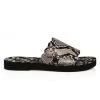 See By Chloé Essie Snakeskin-Embossed Leather Slides