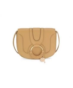 See By Chloé Mini Hana Leather Saddle Bag Lilac