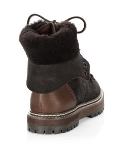 See By Chloé Eileen Lace-Up Shearling-Lined Ankle Boots -See by Chloé And 3.1 Phillip Lim Sales unnamed file 478