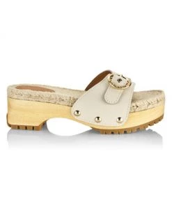 See By Chloé Viviane Suede Heeled Clogs