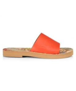 See By Chloé Essie Leather Slides