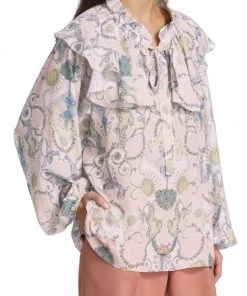 See By Chloé Multicolor Tie-Neck Blouse -See by Chloé And 3.1 Phillip Lim Sales unnamed file 555