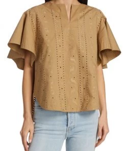 See By Chloé Eyelet Splitneck Cotton Blouse -See by Chloé And 3.1 Phillip Lim Sales unnamed file 561