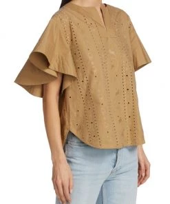 See By Chloé Eyelet Splitneck Cotton Blouse -See by Chloé And 3.1 Phillip Lim Sales unnamed file 562