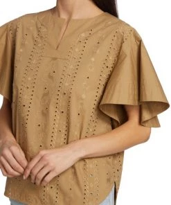 See By Chloé Eyelet Splitneck Cotton Blouse -See by Chloé And 3.1 Phillip Lim Sales unnamed file 564