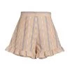 See By Chloé Striped Frill Shorts