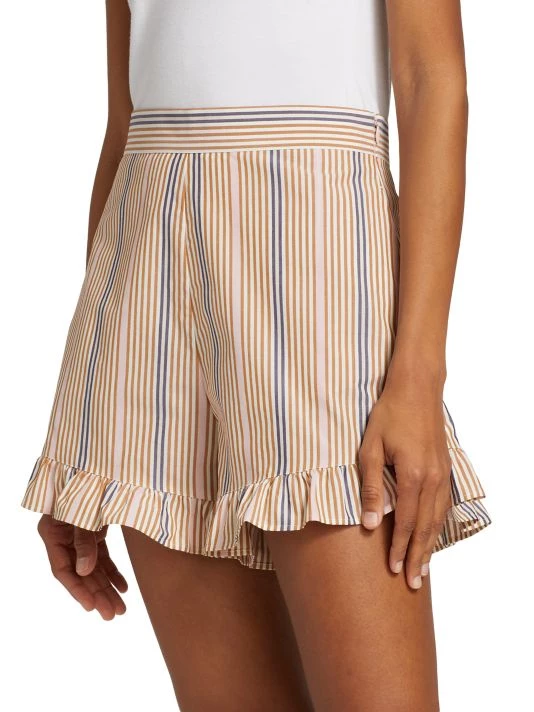 See By Chloé Striped Frill Shorts 4 See By Chloé Striped Frill Shorts - Image 4