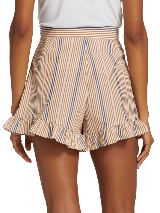 See By Chloé Striped Frill Shorts 5 See By Chloé Striped Frill Shorts - Image 5