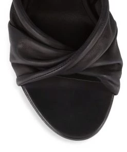 3.1 Phillip Lim Brigitte Twisted Leather Slingback Kitten Heel Sandals Black -See by Chloé And 3.1 Phillip Lim Sales unnamed file 609