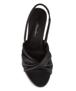 3.1 Phillip Lim Brigitte Twisted Leather Slingback Kitten Heel Sandals Black -See by Chloé And 3.1 Phillip Lim Sales unnamed file 610