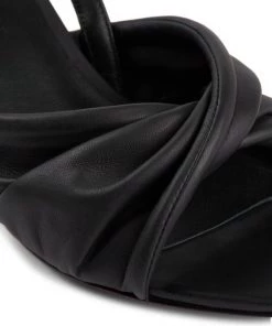 3.1 Phillip Lim Brigitte Twisted Leather Slingback Kitten Heel Sandals Black -See by Chloé And 3.1 Phillip Lim Sales unnamed file 611