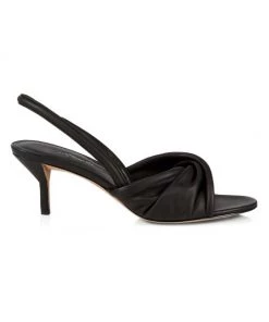 3.1 Phillip Lim Brigitte Twisted Leather Slingback Kitten Heel Sandals Black -See by Chloé And 3.1 Phillip Lim Sales unnamed file 612