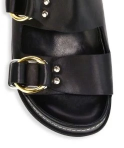 3.1 Phillip Lim Freida Buckle Leather Flatform Sandals Black -See by Chloé And 3.1 Phillip Lim Sales unnamed file 616