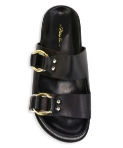 3.1 Phillip Lim Freida Buckle Leather Flatform Sandals Black -See by Chloé And 3.1 Phillip Lim Sales unnamed file 617